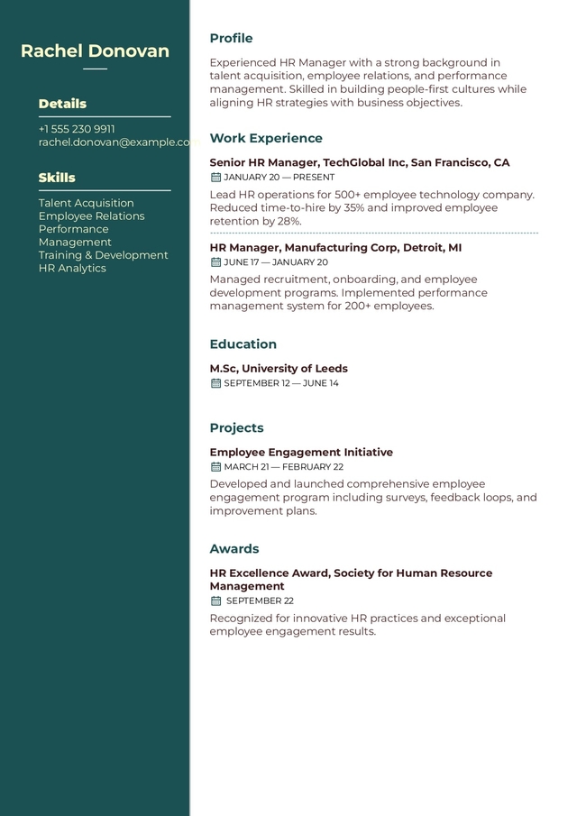 summit resume template